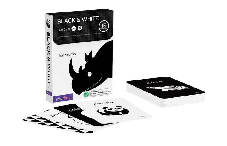 Cognitive Flash Cards - Black and White