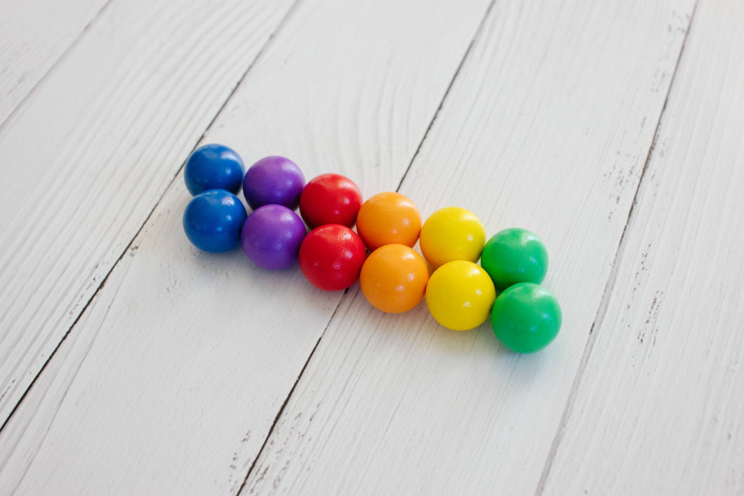 Connetix Ball Run Rainbow balls replacement pack