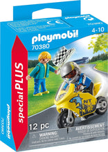 Load image into Gallery viewer, Playmobil Boys with Motorcycle
