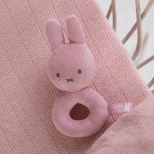 Load image into Gallery viewer, Miffy Pink Rib Rattle
