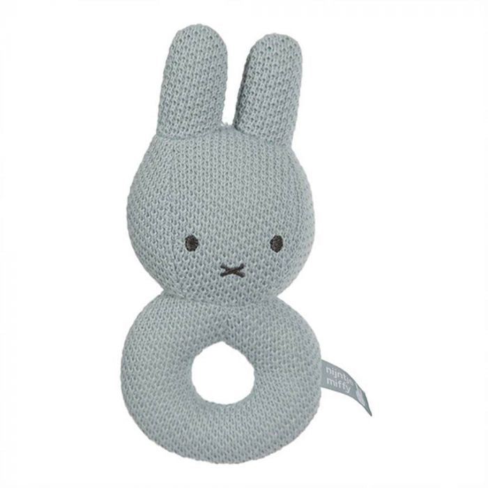 Miffy Green Knit Rattle