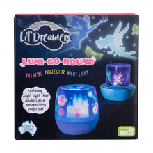 Load image into Gallery viewer, Lil Dreamers Lumi-Go-Round Fairytale Rotating Projector Light MDI
