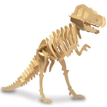 Load image into Gallery viewer, Heebie Jeebies wood kit dinosaur tyrannosaurus
