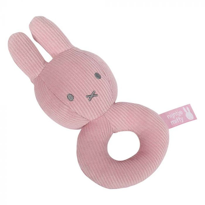 Miffy Pink Rib Rattle