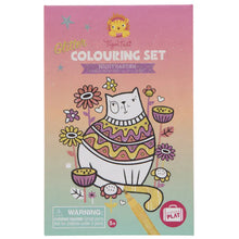 Load image into Gallery viewer, Tiger Tribe Glitter Colouring Set - Night Garden
