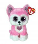 HUNK the Pink Huskie Beanie Boo Regular