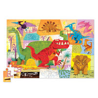 Load image into Gallery viewer, Crocodile Creek 50 Piece Tin Puzzle - Dino World
