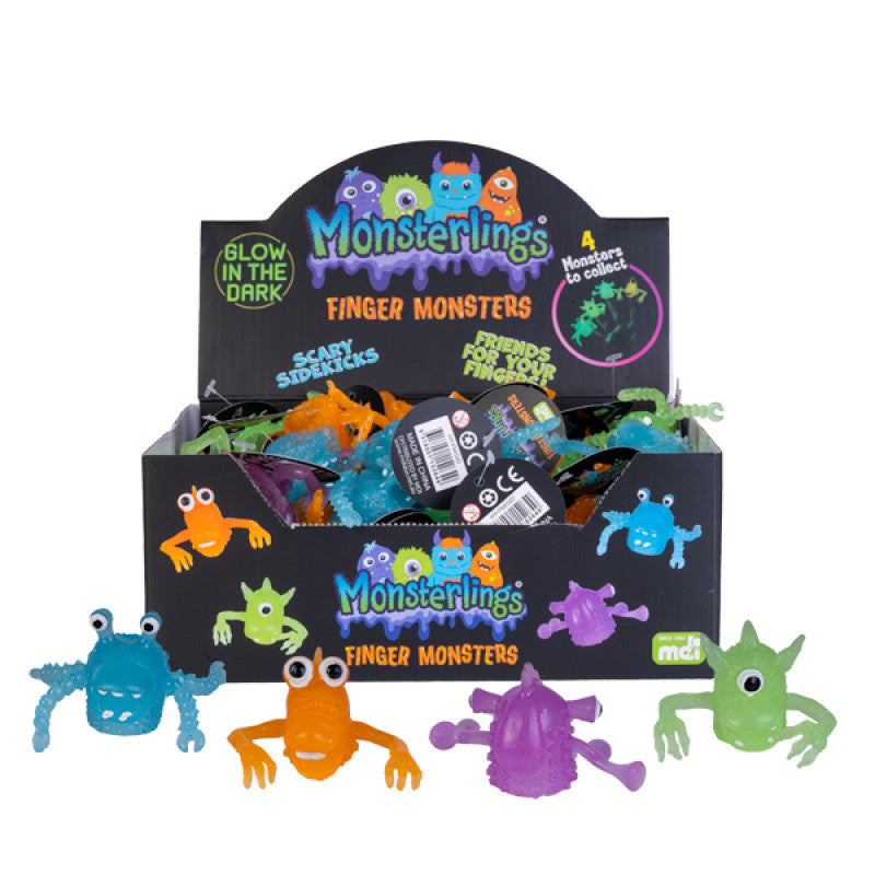 Glow In The Dark Finger Monsters