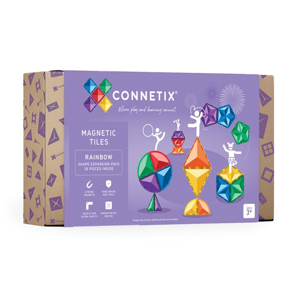 Connetix Rainbow Shape Expansion Set 36 Piece