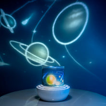 Load image into Gallery viewer, Lil Dreamers Lumi Go Round Night Light Projector Space
