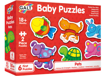 Galt 2 piece baby puzzles pets