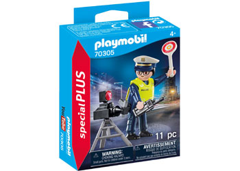 Playmobil Police officer with speed trap