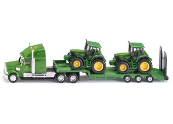 Siku farmer John Deere Low Loader with John Deeres tractors - 1:87 Scale 1837