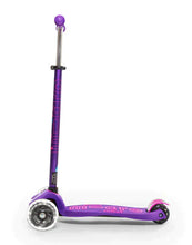 Load image into Gallery viewer, Micro Scooter Maxi Deluxe with LED Wheels purple
