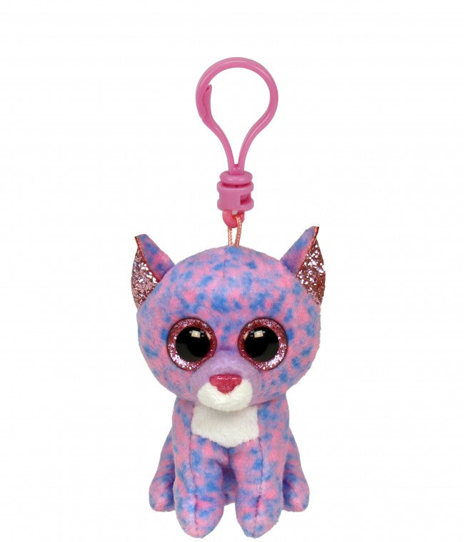 CASSIDY the lavender cat Beanie Boo Clip