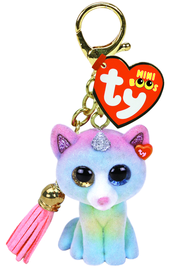 HEATHER The Cat Beanie Boo Clip