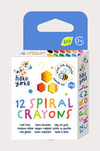 Load image into Gallery viewer, Haku Yoka Spiral Crayons 12 pack
