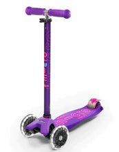 Load image into Gallery viewer, Micro Scooter Maxi Deluxe with LED Wheels purple
