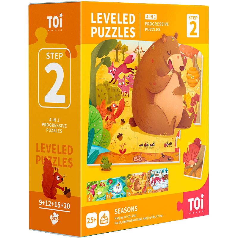 Toi Seasons Leveled Puzzles 4 in 1 - Step 2