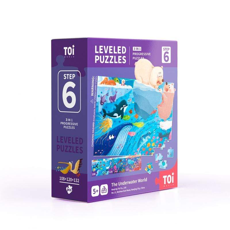 TOI Leveled Puzzle Series step 6 The Underwater world