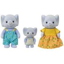 Load image into Gallery viewer, Sylvanian Families Elephant Family 3 Figure pack
