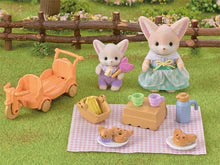 Load image into Gallery viewer, Sylvanian Families Sunny Picnic Set Fennec Fox Sister and Baby
