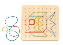 Load image into Gallery viewer, Tooky Toy Rubber band Geoboard
