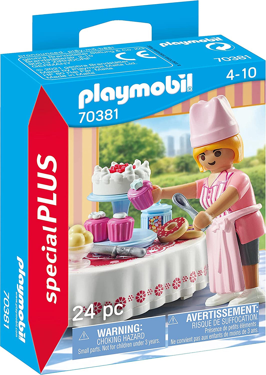 Playmobil Baker with Desert Table