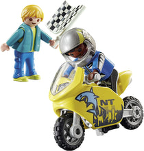 Load image into Gallery viewer, Playmobil Boys with Motorcycle
