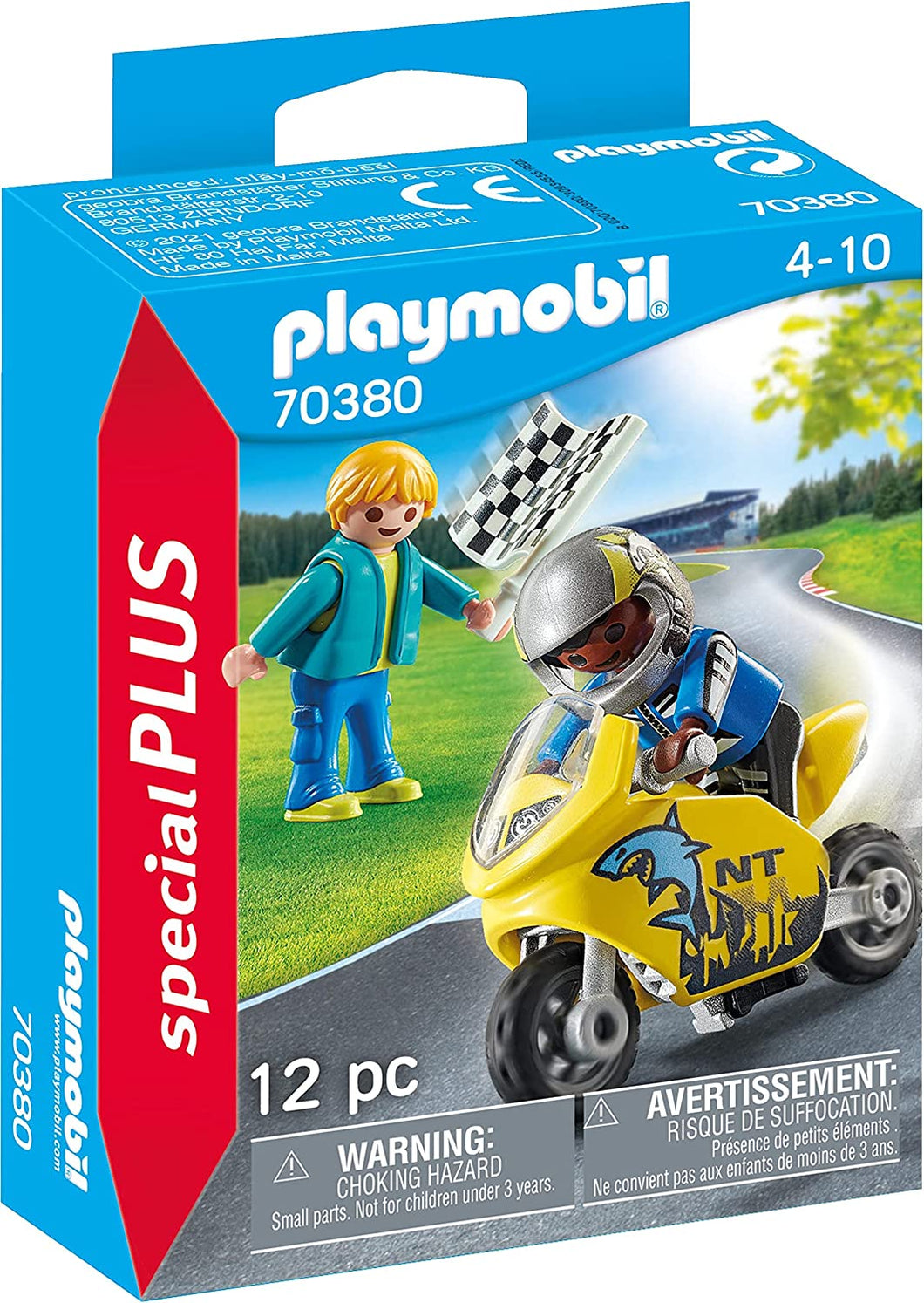 Playmobil Boys with Motorcycle