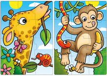 Load image into Gallery viewer, Orchard Jigsaw - First Jungle Friends 2 x 12 pc

