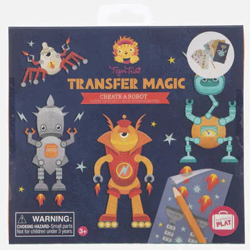 Tiger Tribe Transfer Magic Create a Robot