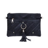 Handbag Black with Ring Tassle