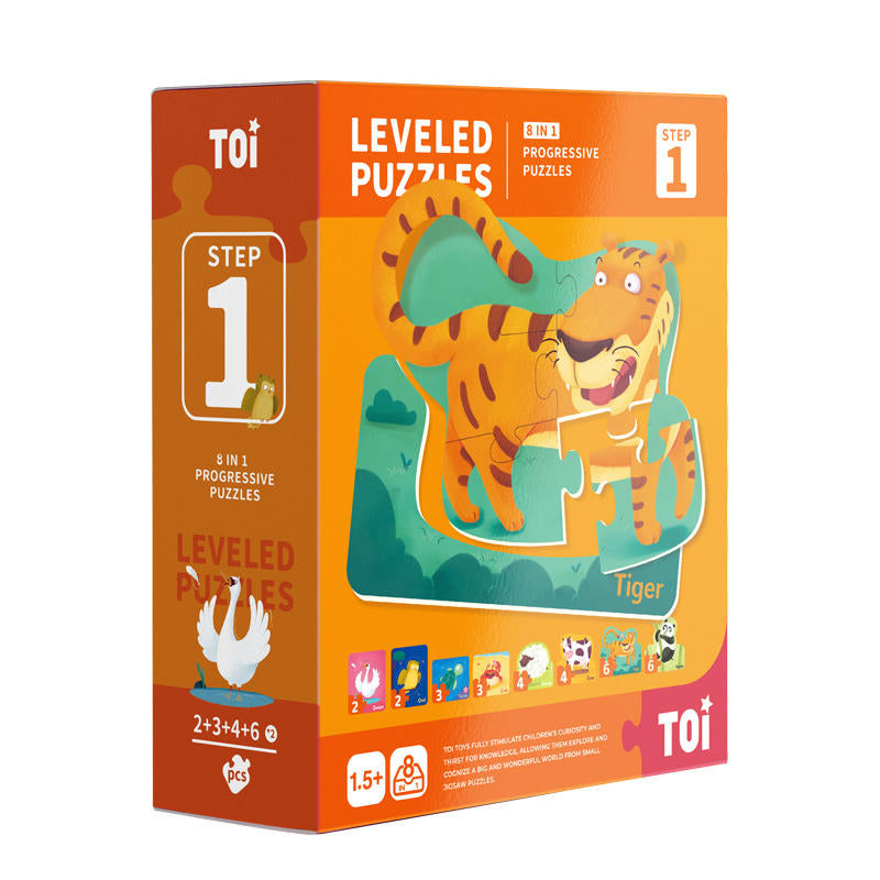 TOI Leveled Puzzles Series Step 1 - Animal