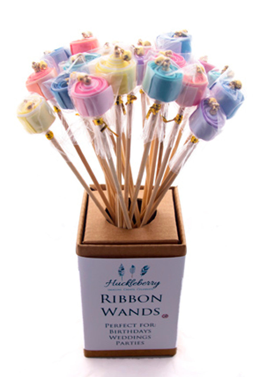 Huckleberry Ribbon Wand assorted