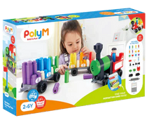 Load image into Gallery viewer, POLY M - RAINBOW COUNTING TRAIN KIT
