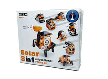 Load image into Gallery viewer, JOHNCO - 8 IN 1 SOLAR EDUCATIONAL ROBOT KIT
