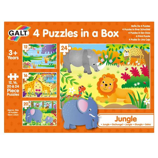 Galt 4 Puzzles in a box Jungle