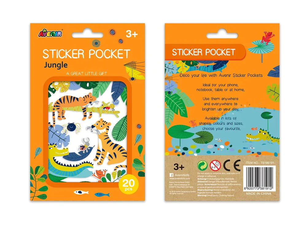 AVENIR - STICKER POCKET - JUNGLE