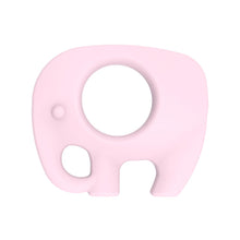 Load image into Gallery viewer, Mioplay Baby Teether pink elephant and strap
