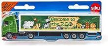 Load image into Gallery viewer, Siku Articulated Truck and Trailer 1:87 scale 1627 (welcome to the zoo)
