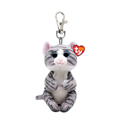 MITZI the Grey Tabby Cat Beanie Bellies Clip