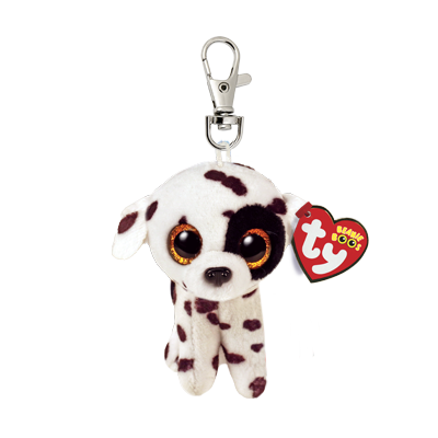 LUTHER The Spotted Dog Beanie Boo Clip