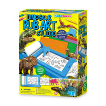 Load image into Gallery viewer, Dinosaur Rub Art Studio KidzMaker 4M
