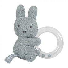 Load image into Gallery viewer, Miffy Sage Knit Ring Rattle
