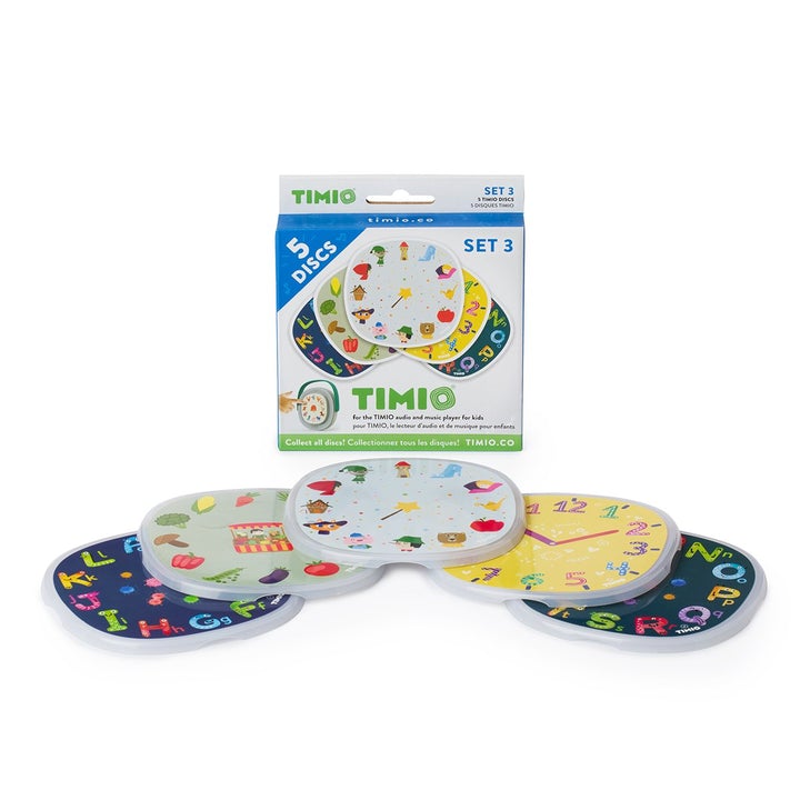 Timio additional disks in 8 languages