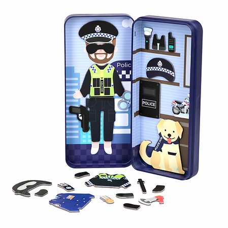 MierEdu Magnetic Puzzle Box Police Officer