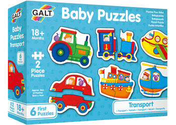 Galt 2 piece baby puzzles transport