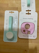 Load image into Gallery viewer, Mioplay Baby Teether pink elephant and strap
